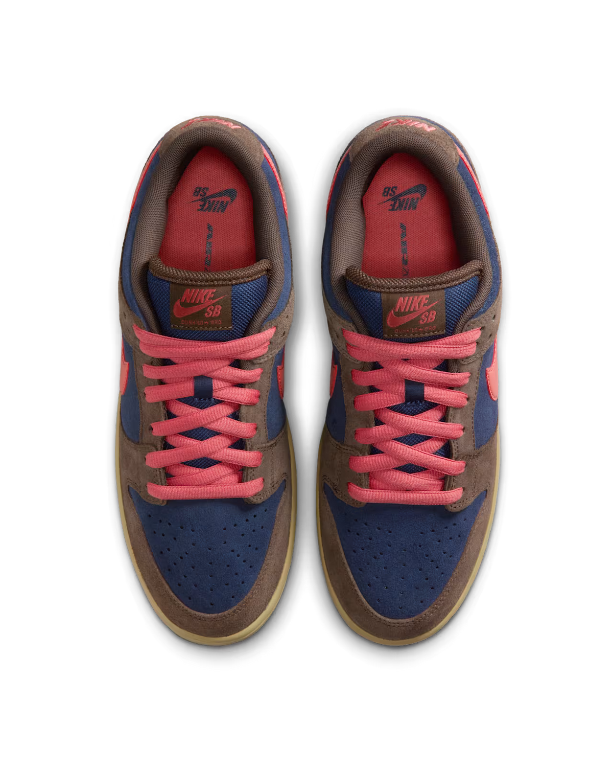 Nike SB Dunk Low Marrom Barroco e Azul Marinho