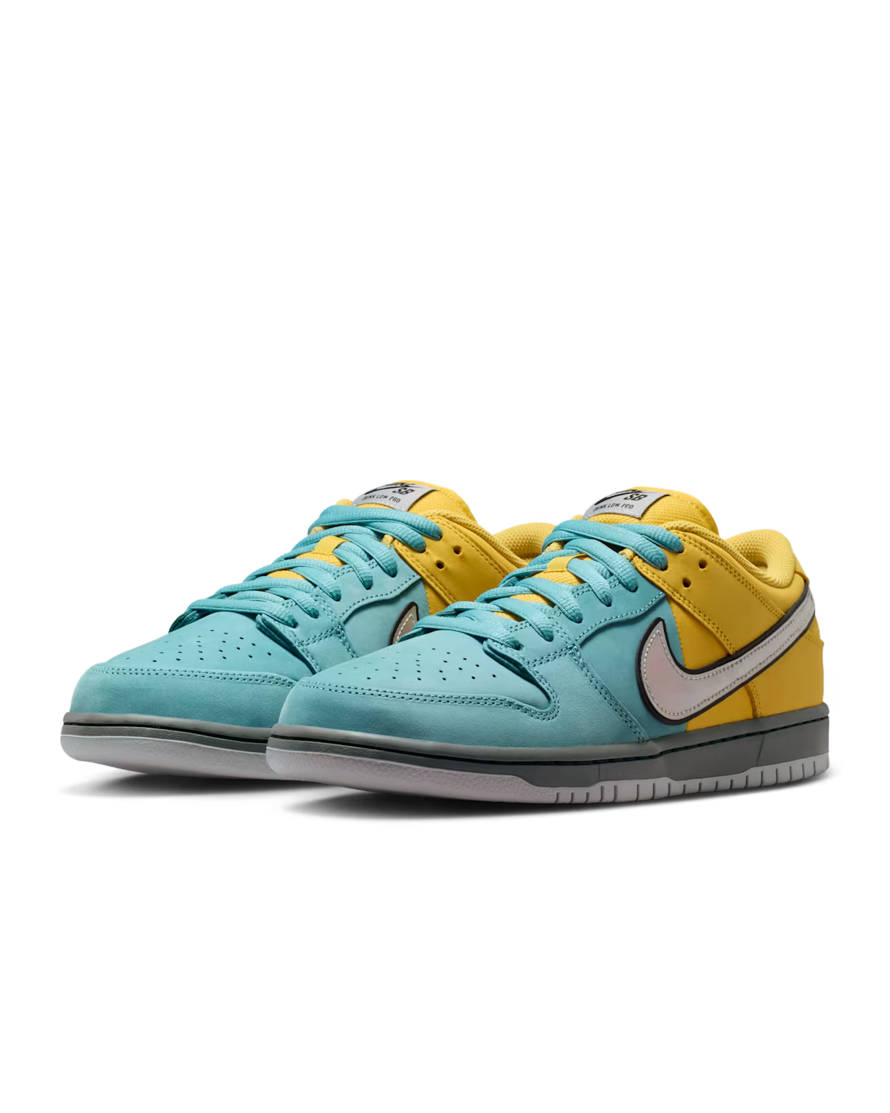 Nike SB Dunk Low Pro Lightning and Denim Turquoise