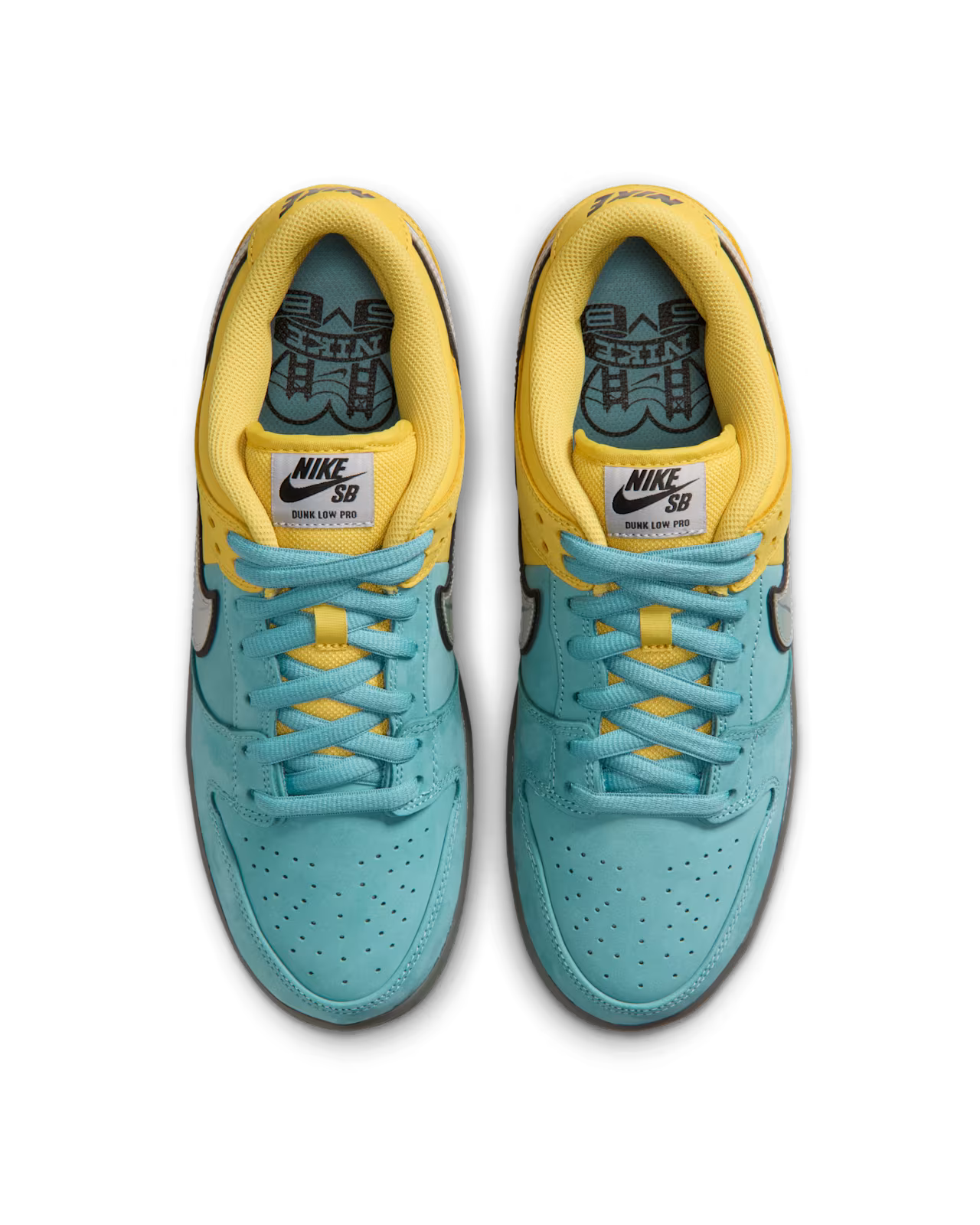 Nike SB Dunk Low Pro Lightning and Denim Turquoise