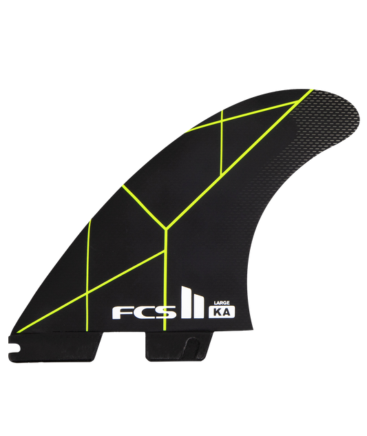 FCS 2 KA PC Tri Grom - Black/Acid