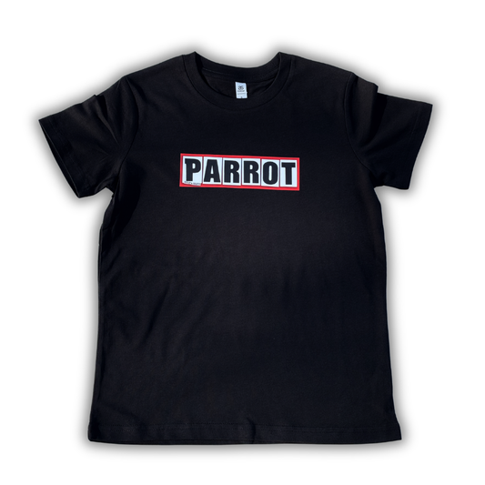 Parrot Bar Youth Tee kids graphic T-shirt with Parrot Surf & Skate bar logo