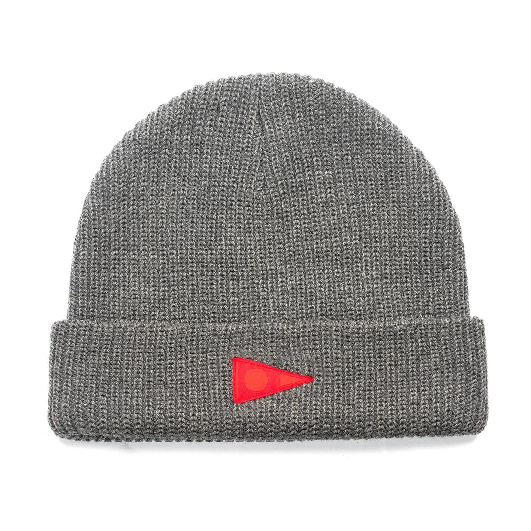 Florence Marine X Burgee Wool Beanie colorway two front view