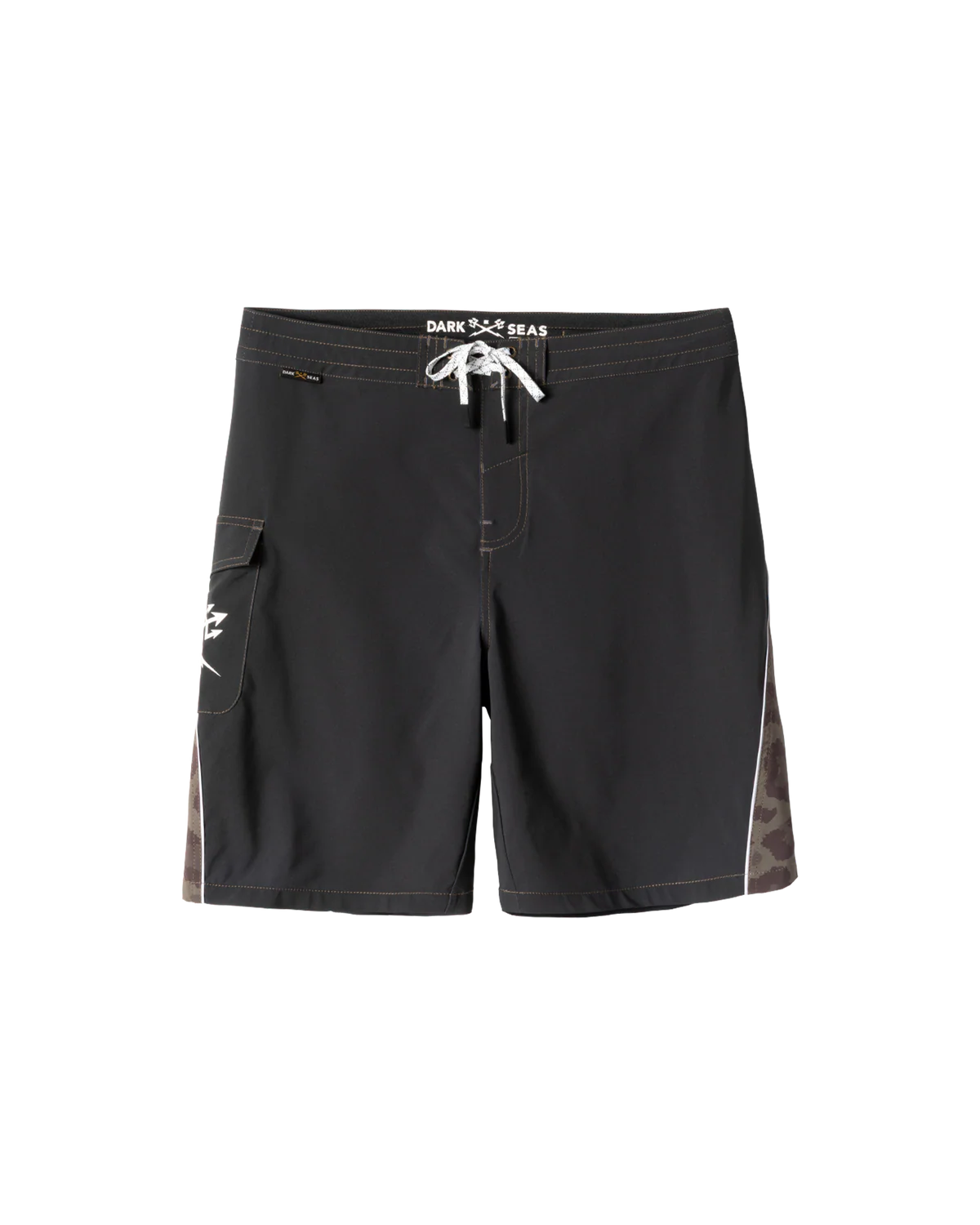 Dark Seas Time Warp Boardshort front view
