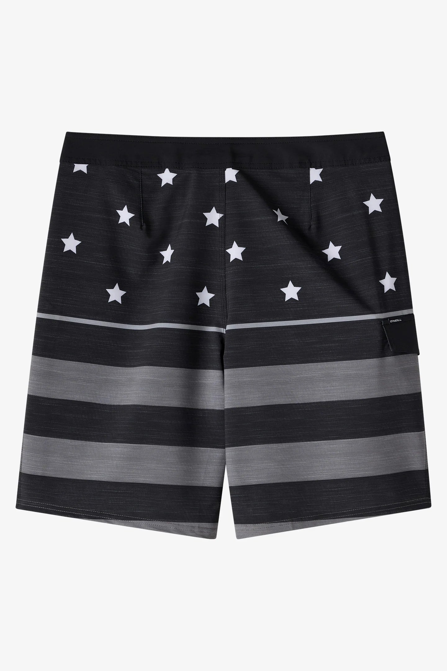 O'Neill Lennox USA boardshort back view black