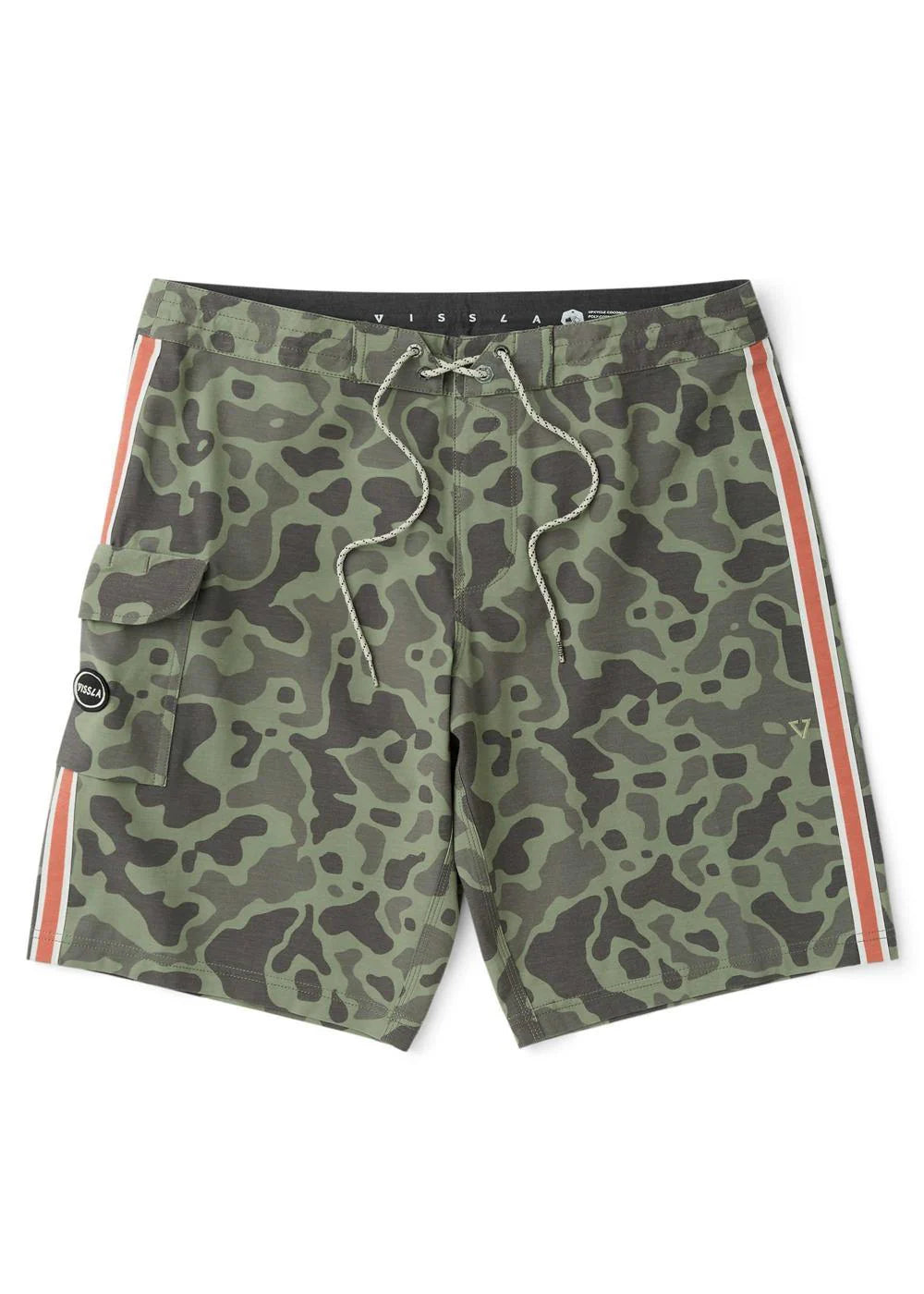 Vissla Long Sets 18 inch boys boardshort front view