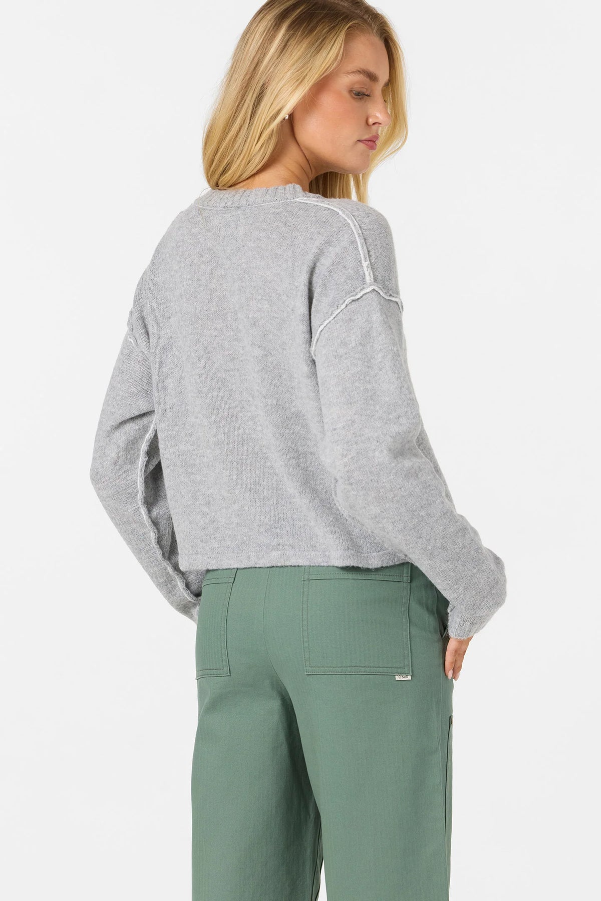 O'Neill O'Riginals Calder Long Sleeve Cardigan angled view