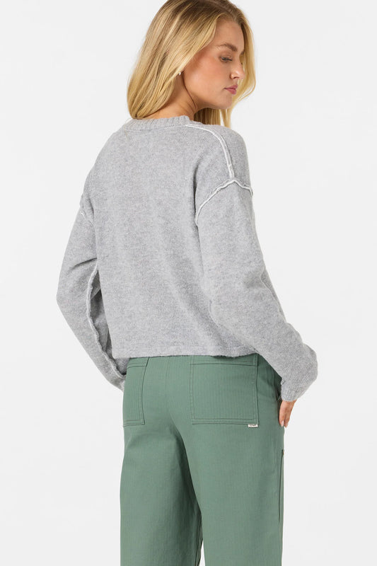 O'Neill O'Riginals Calder Long Sleeve Cardigan angled view