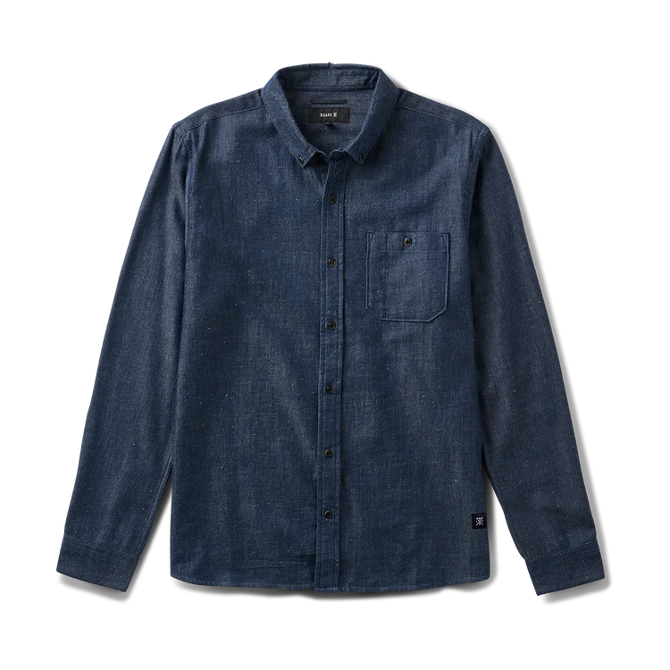 Roark Scholar Chambray Button Up Shirt front view