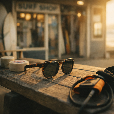 Explore stylish sunglasses at Parrot Surf & Skate in Mount Pleasant, South Carolina, where beach vibes meet the latest accessory trends.