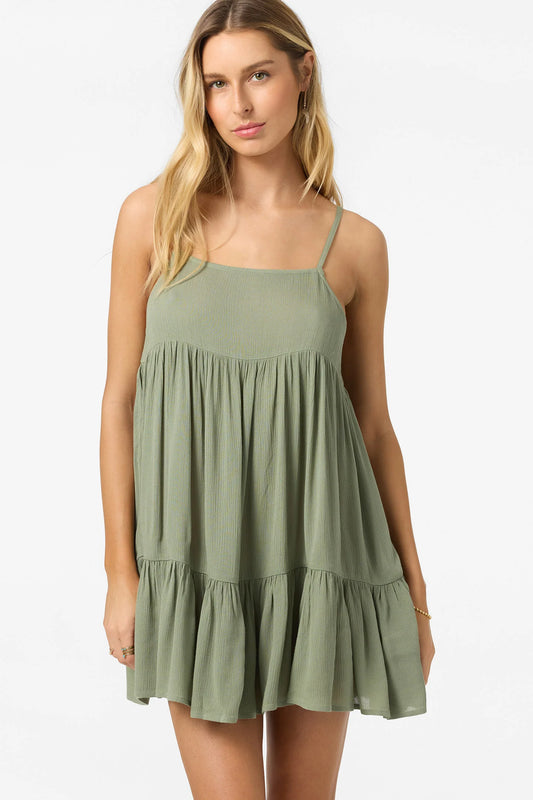 O'Neill Saltwater Solids Rilee Mini Cover-Up Dress front view