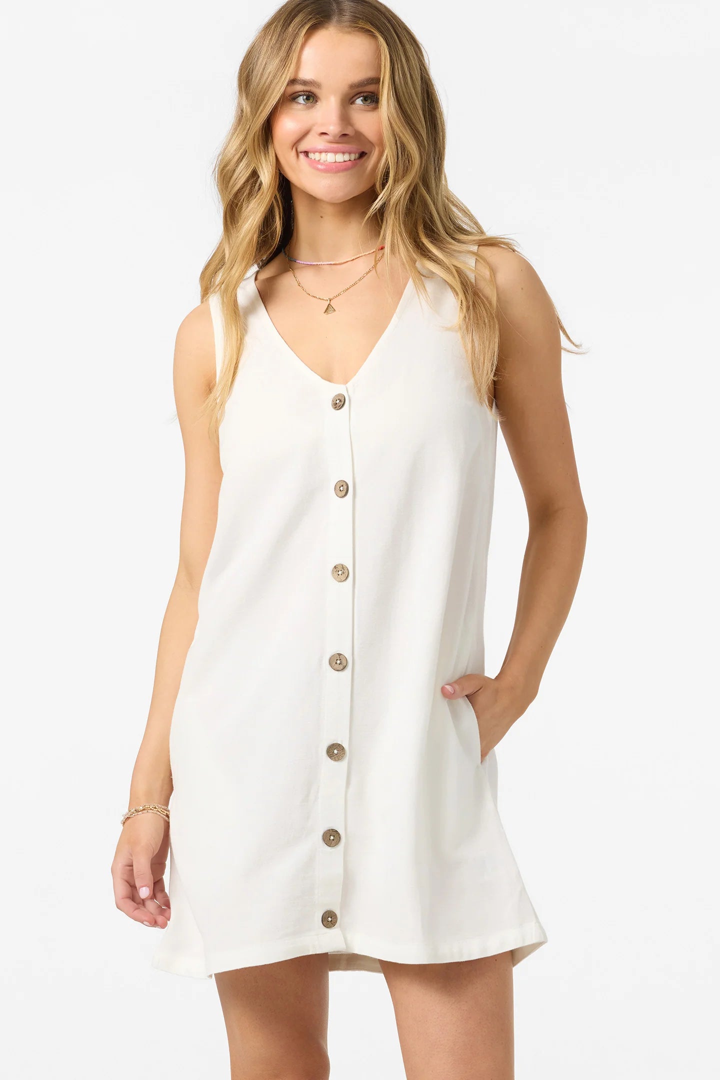 O'Neill Sanders Mini Dress front view