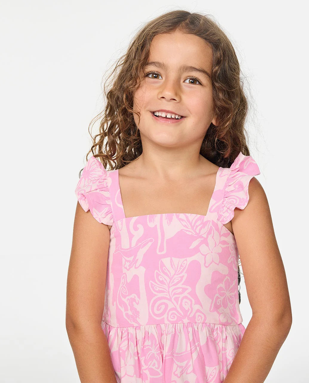 Rip Curl Surf Magic Woven Dress kids front view