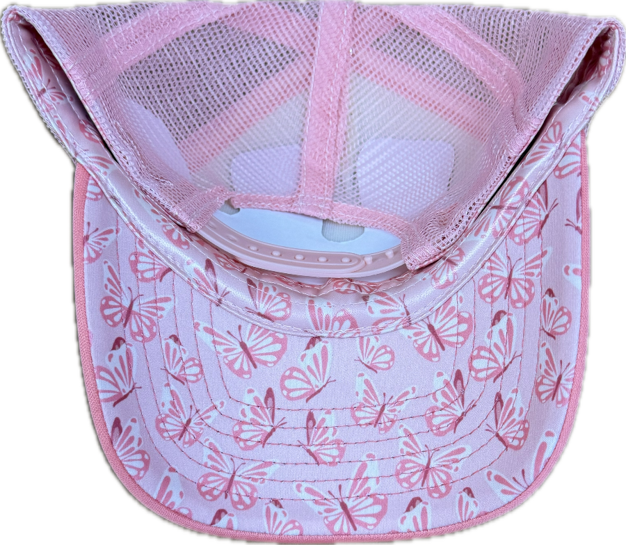 Parrot Lady Bird Evolve Foam Trucker Hat floral underbrim detail