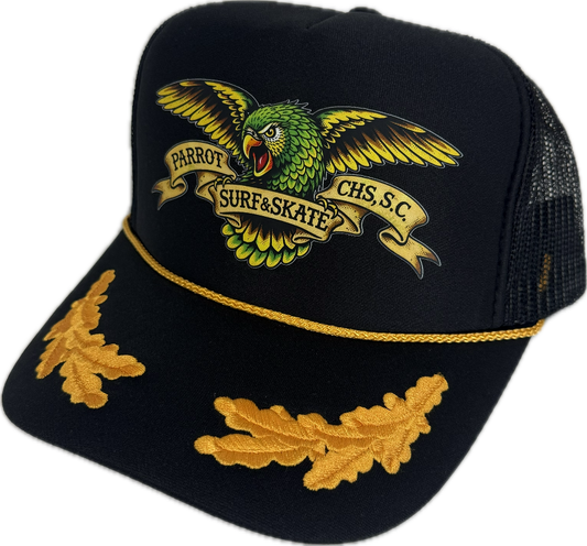 Parrot Wingspan Foam Trucker Hat  front view