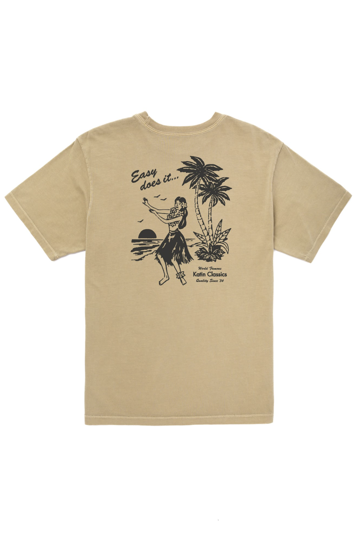 Katin Auana Tee - Covert Green Vintage Wash