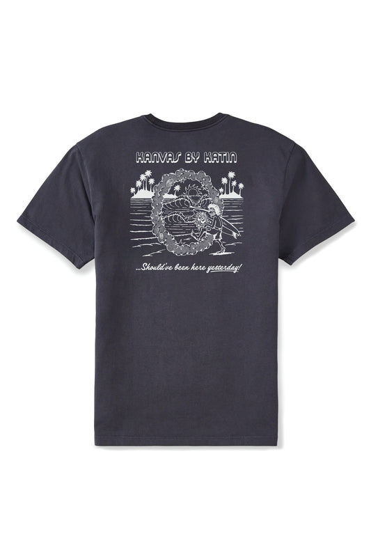 Katin Boys Yesterday Tee Polar Navy Vintage Wash