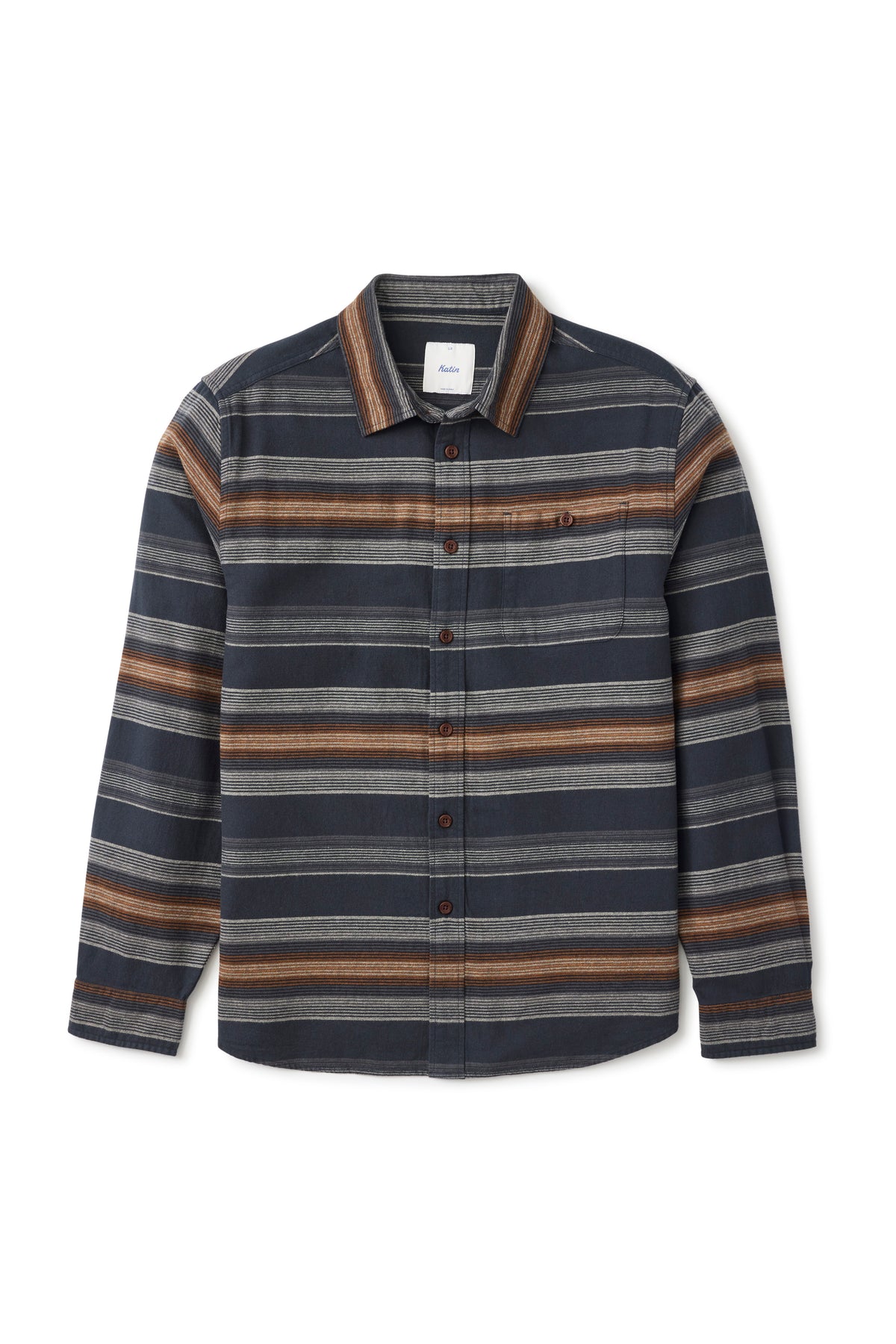 Katin Derek Flannel boys - Black Wash