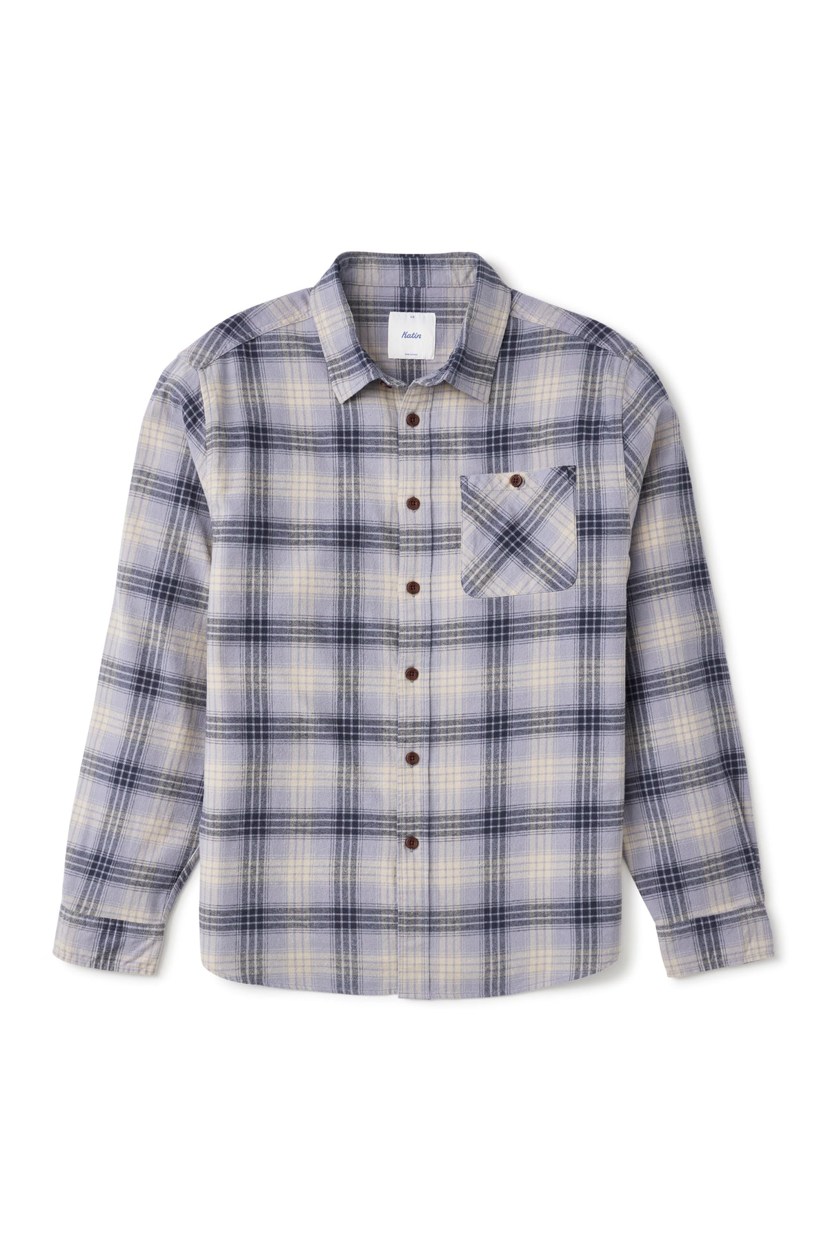 Katin Derek Flannel boys - Storm Blue