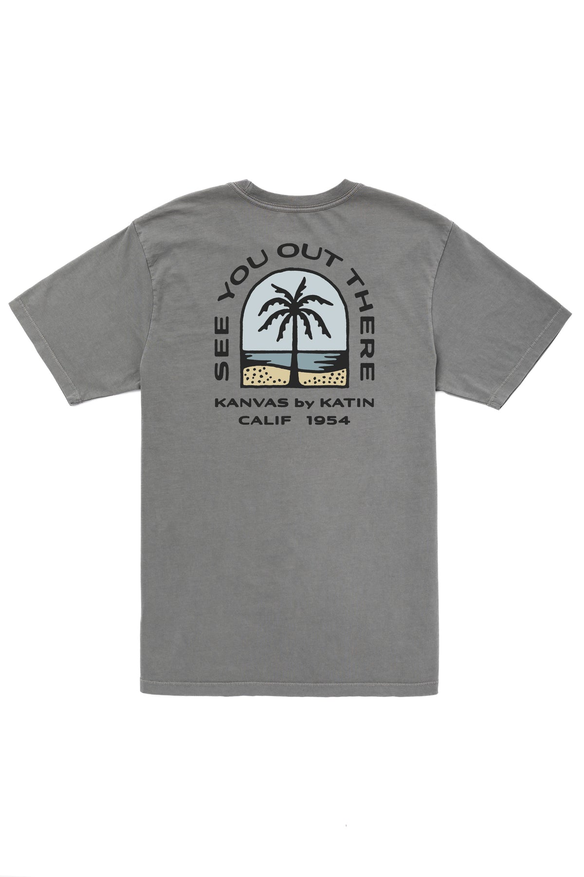Katin Passage Tee - Graphite Vintage Wash