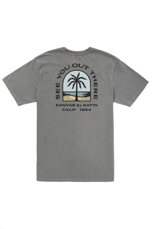 Katin Passage Tee - Graphite Vintage Wash