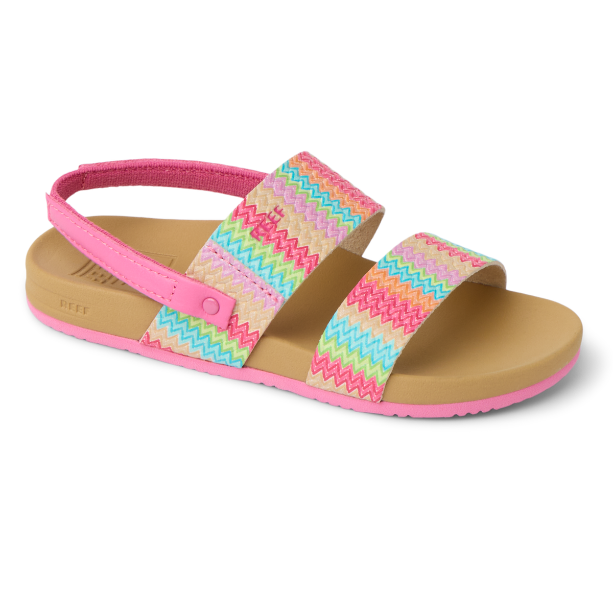 Reef Little Cushion Vista Pink/Multi Raffia