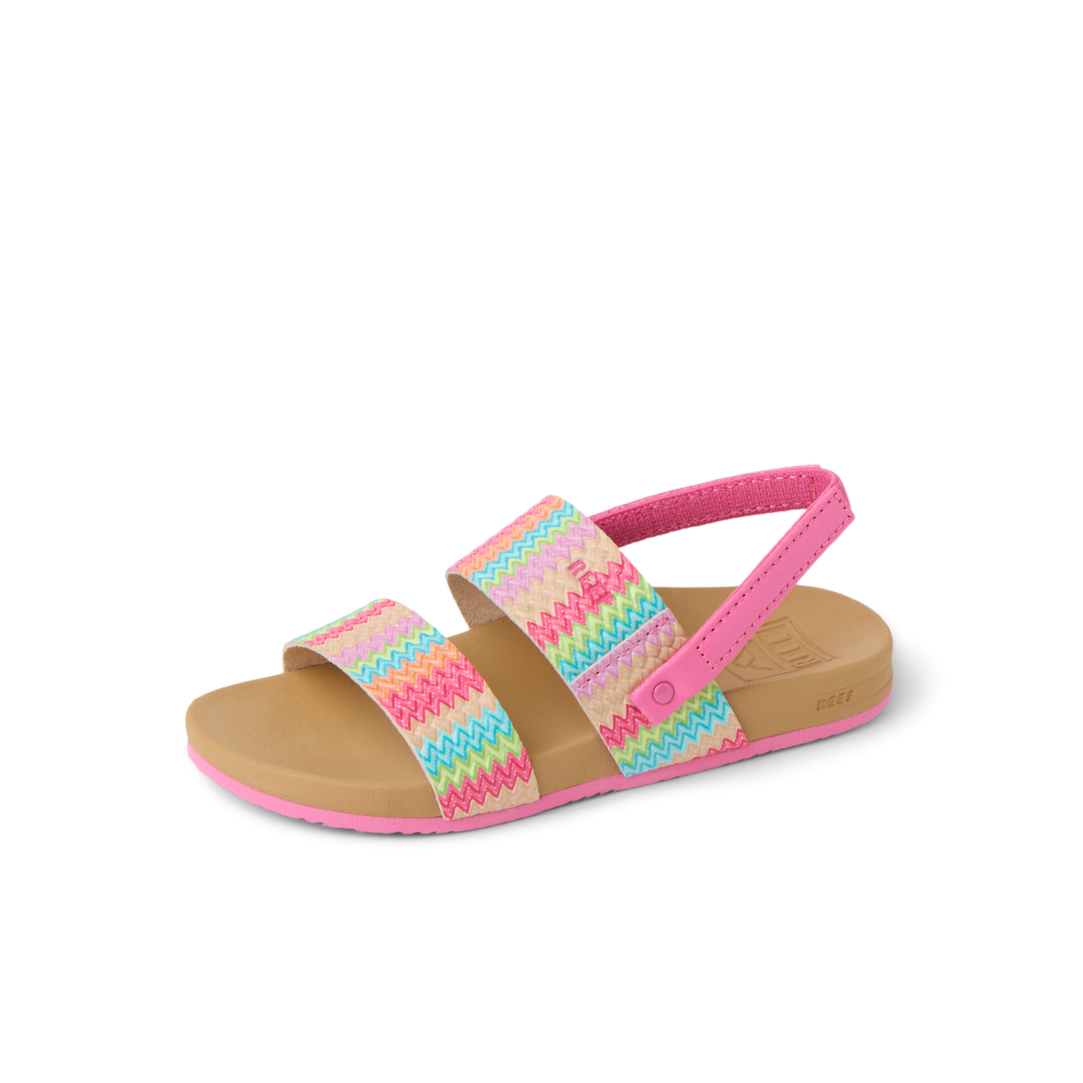 Reef Little Cushion Vista Pink/Multi Raffia