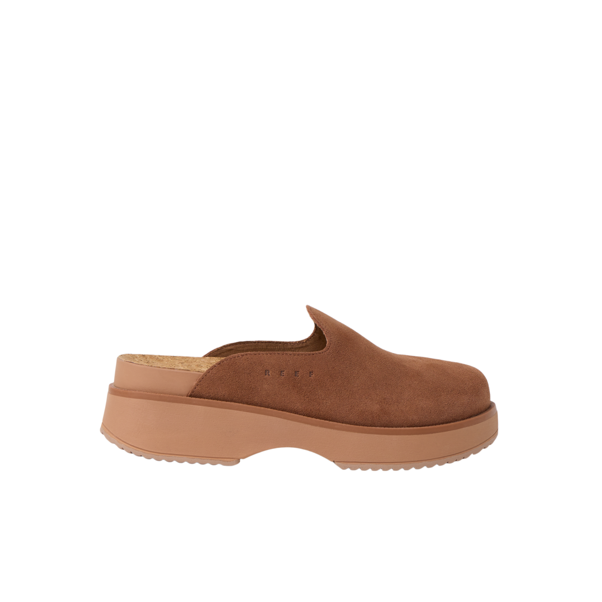 Reef Vista Skye Women's Leather Clogs Walnut Suede