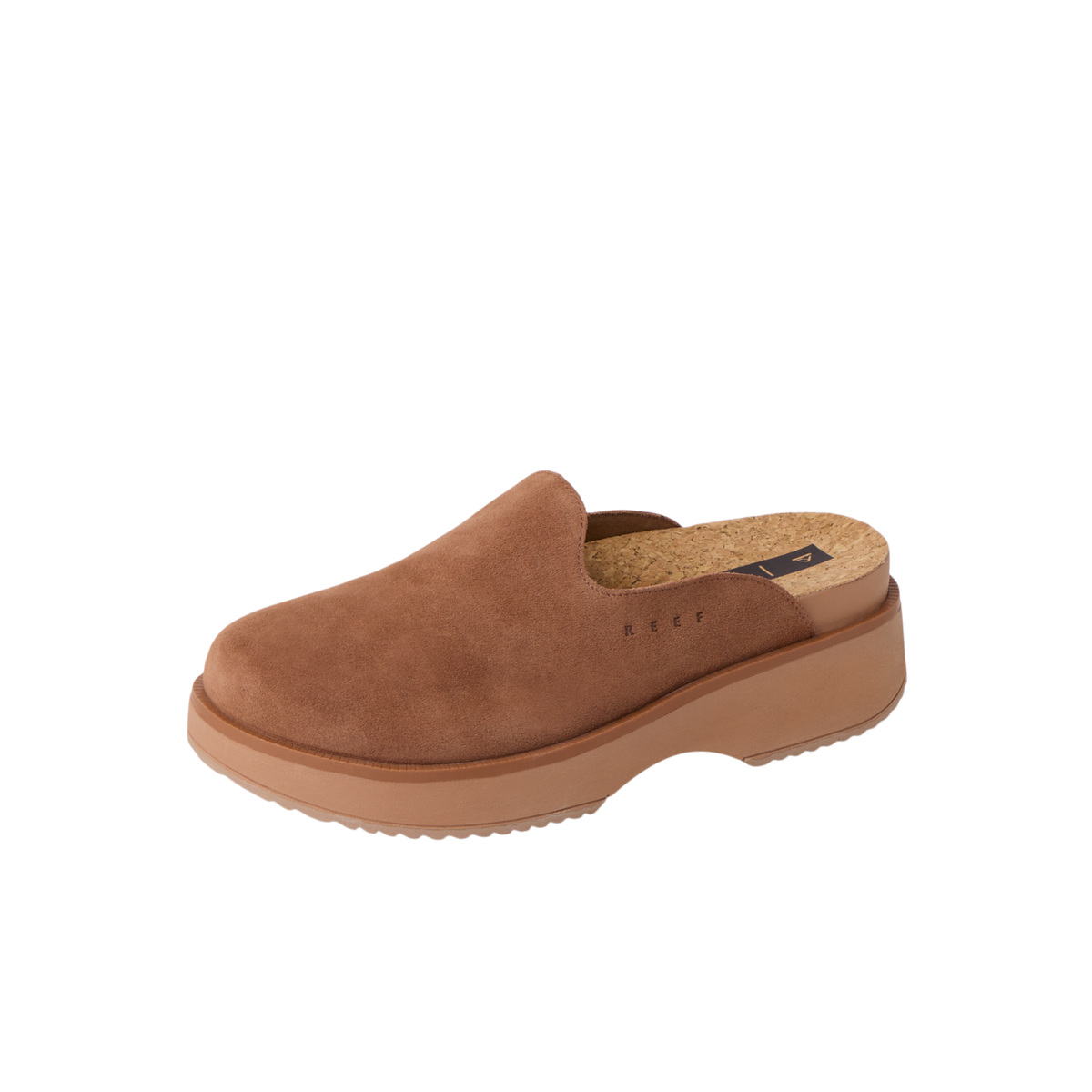 Reef Vista Skye Women's Leather Clogs Walnut Suede