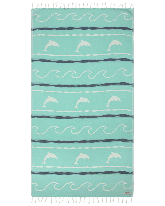 Sand Cloud Crete Towel Fl Teal