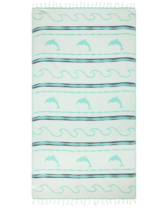 Sand Cloud Crete Towel Fl Teal