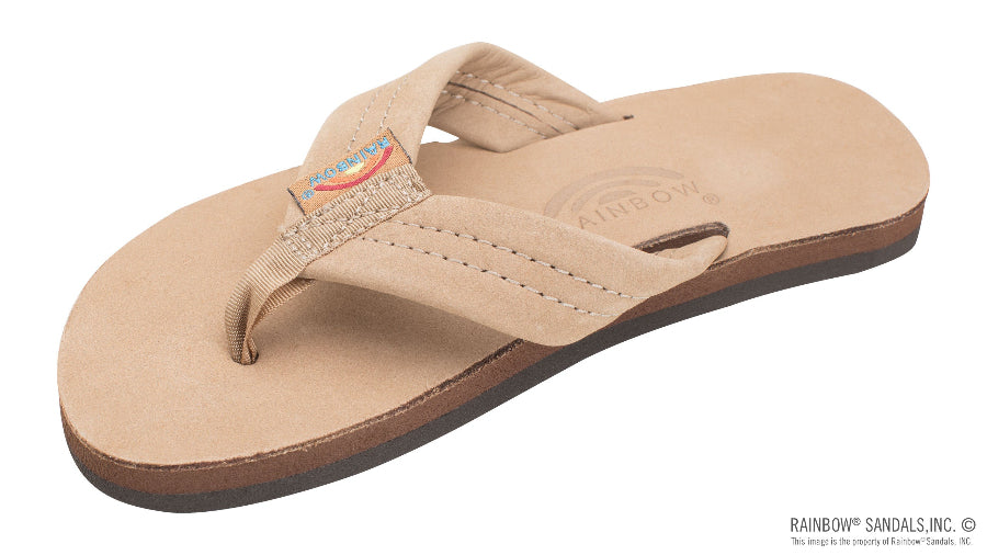 Rainbow Kids Premier Leather 1 inch strap sandal side view