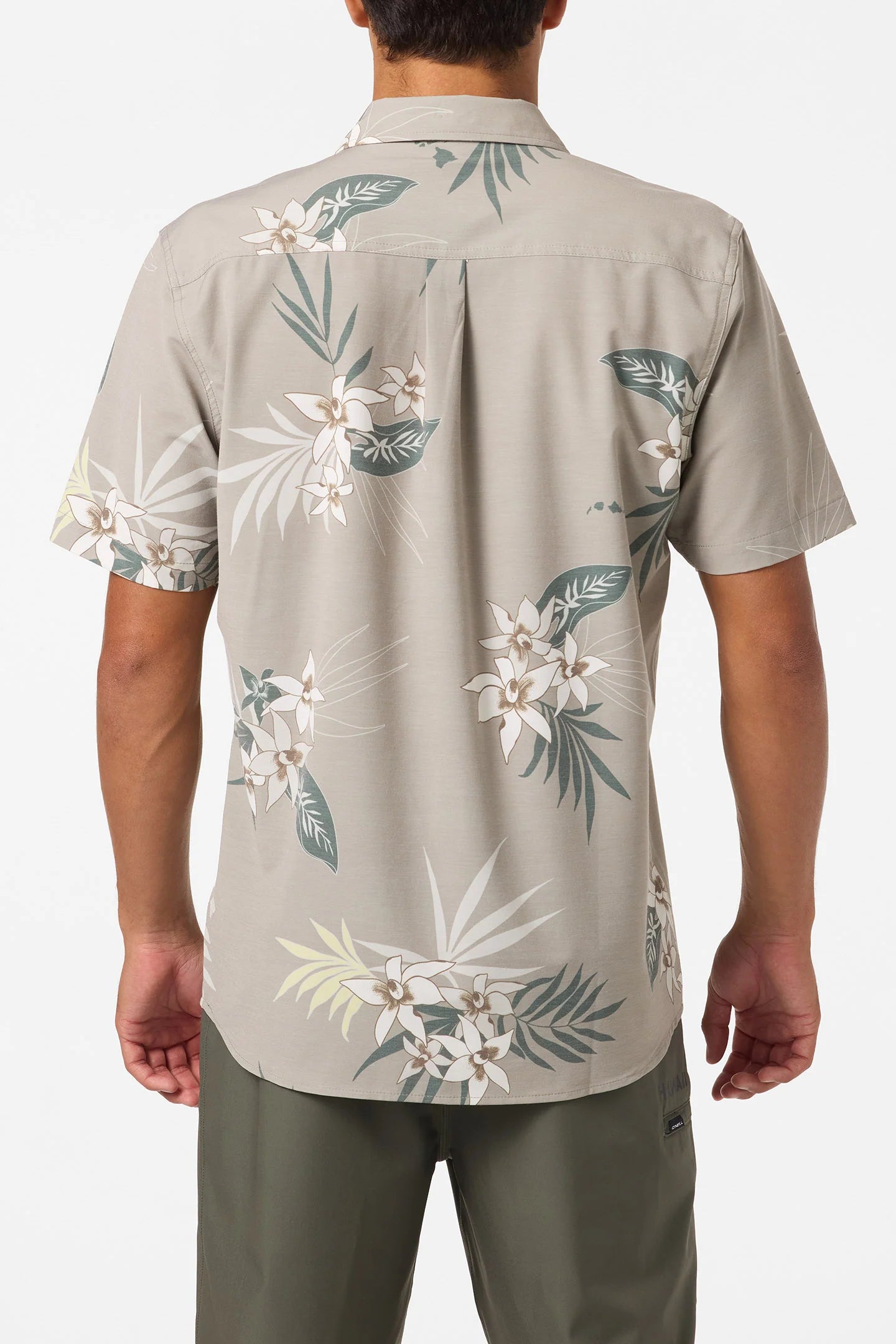 O’Neill TRVLR UPF Traverse Hawaii Shirt back view