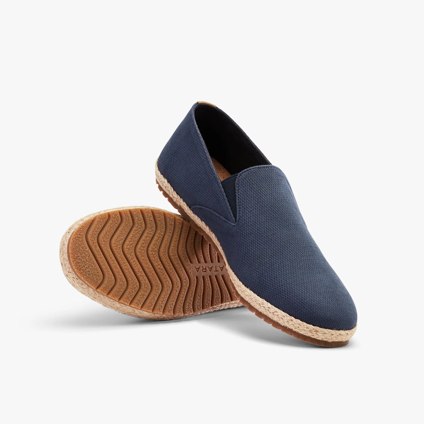Hari Mari Navy Seeker slip-on shoe side view