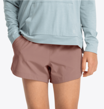 Girls Pull On Breeze Short fig color lightweight quick dry girls shorts