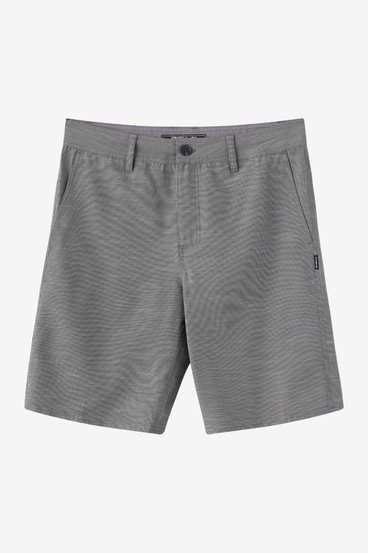 O’Neill Portola Slub Check 20 Hybrid Shorts front view