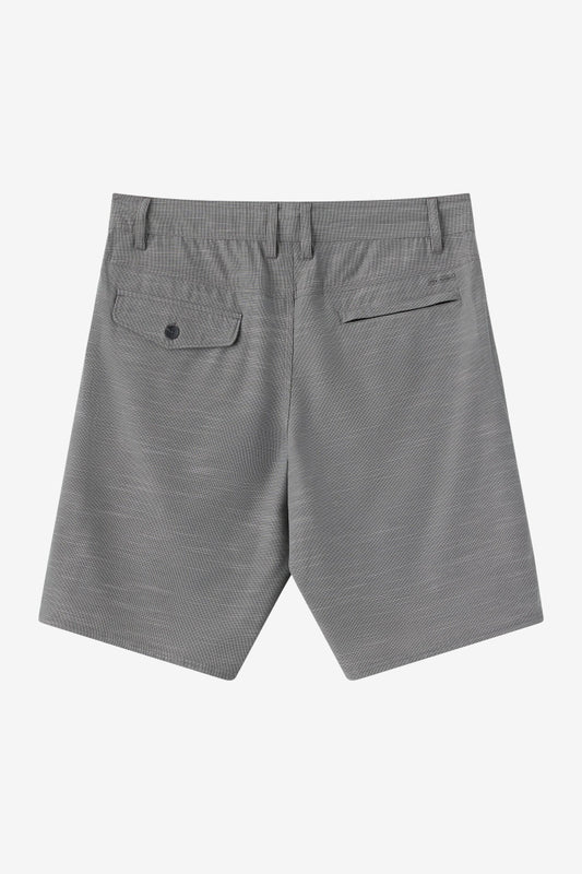 O’Neill Portola Slub Check 20 Hybrid Shorts back view