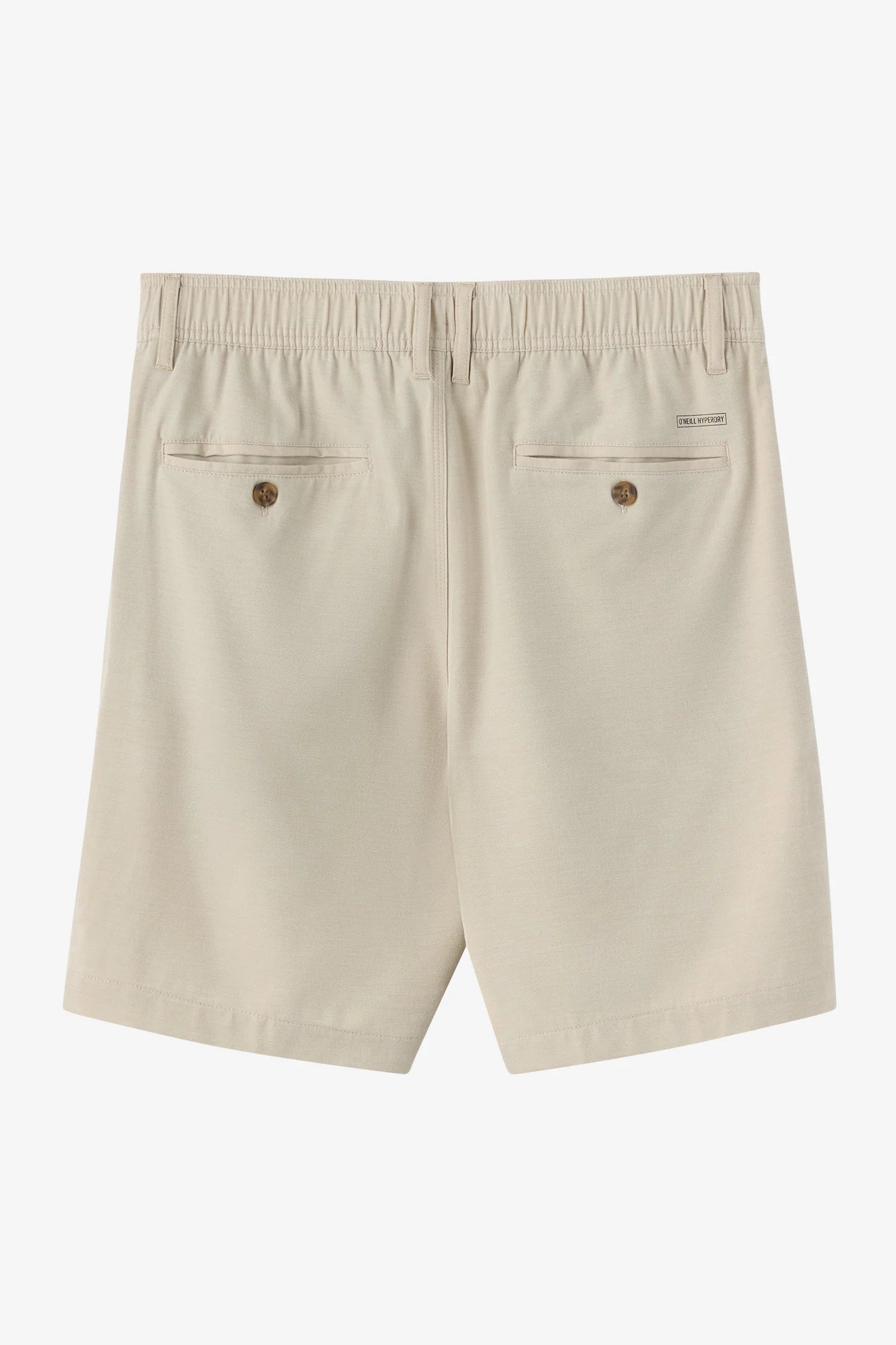 O’Neill Reserve Light Check Elastic Waist 18 Hybrid Shorts back view
