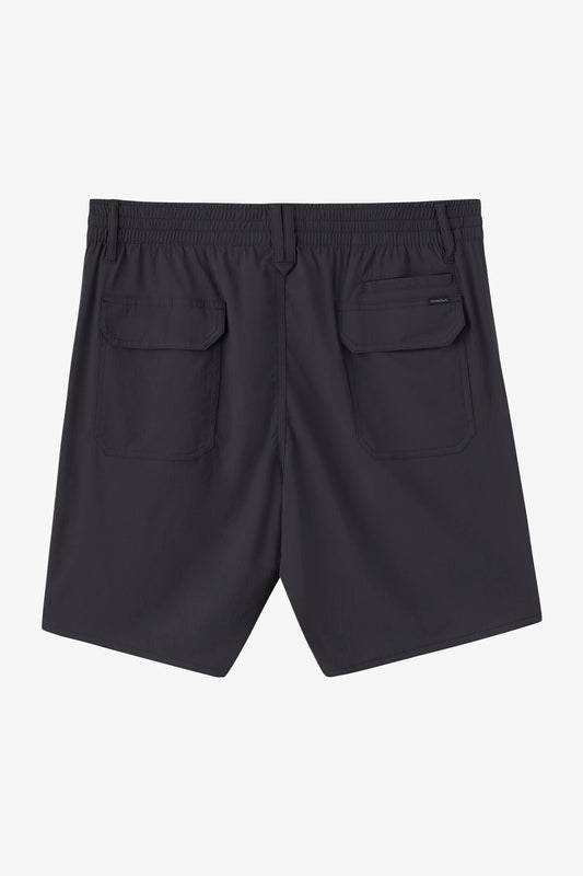 O’Neill TRVLR Halfback 18 Hybrid Shorts back view