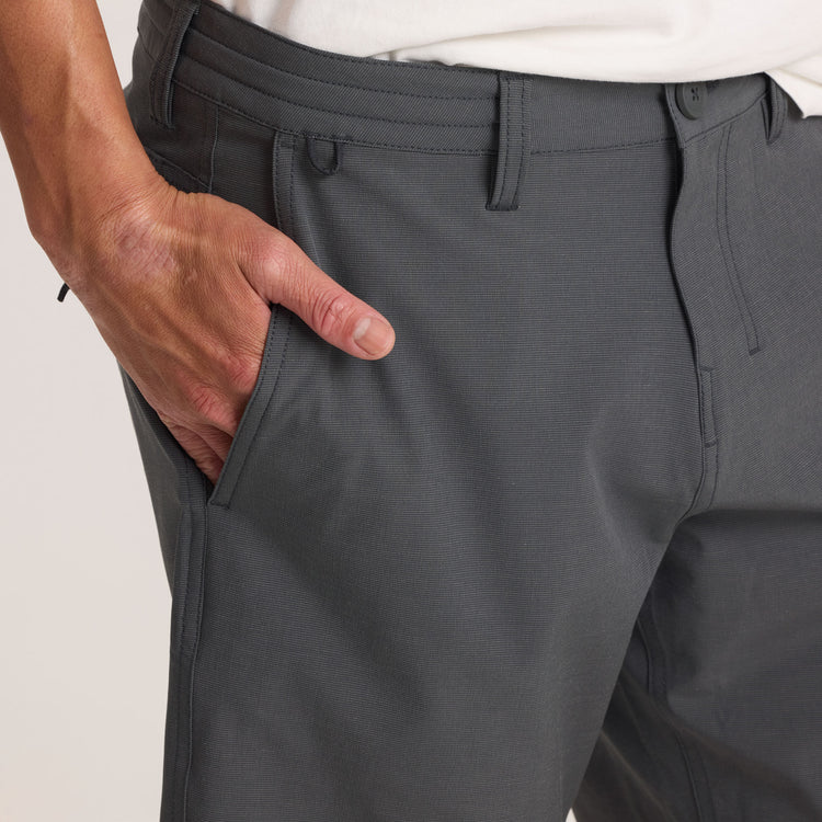 Roark Hytide Hybrid Shorts pocket detail