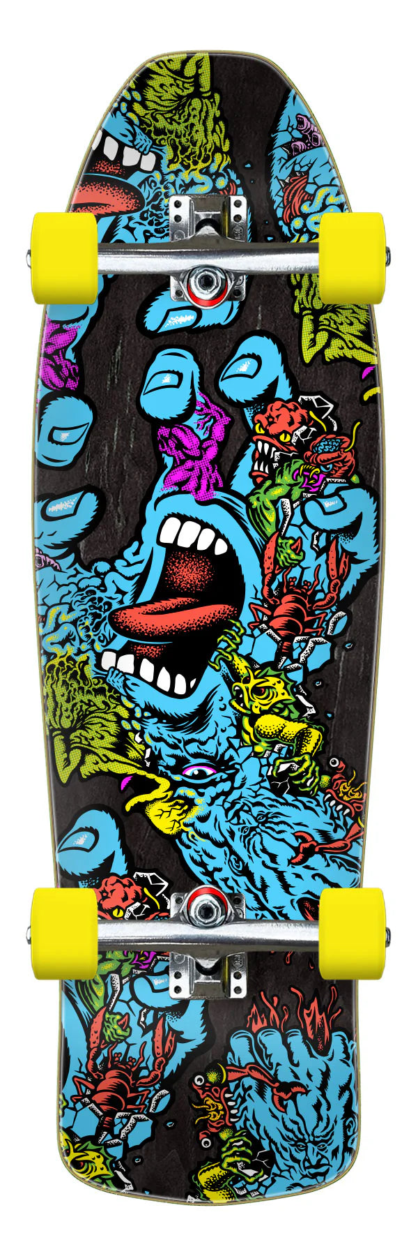 Santa Cruz Roskopp Screaming Five 10.32 skateboard deck top view