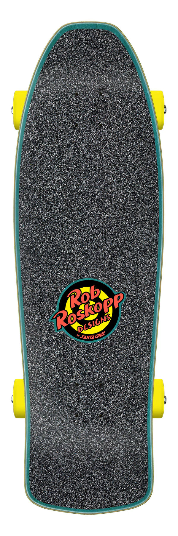 Santa Cruz Roskopp Screaming Five 10.32 skateboard deck bottom graphic
