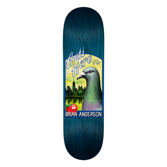 Anti Hero Brian Anderson Homers 8.62 skateboard deck front view