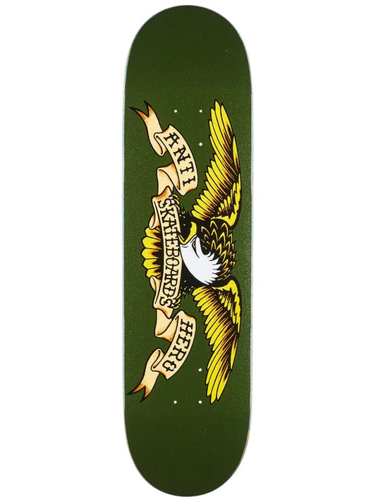 Anti Hero Classic Eagle 8.38 Easy Rider skateboard deck front view