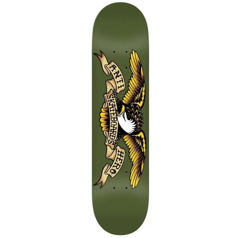 Anti Hero Classic Eagle 8.38 skateboard deck front view