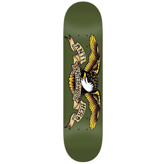 Anti Hero Classic Eagle 8.38 skateboard deck front view