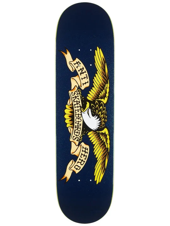 Anti Hero Classic Eagle 8.5 Easy Rider skateboard deck front view