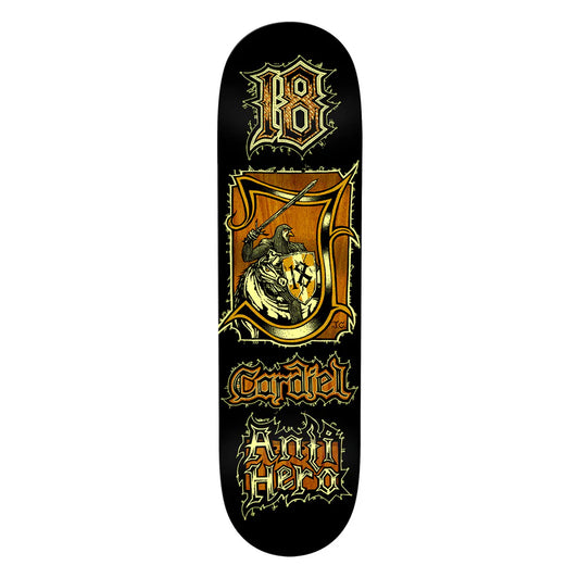 Shape de Skate Anti Hero John Cardiel Medieval 8.62