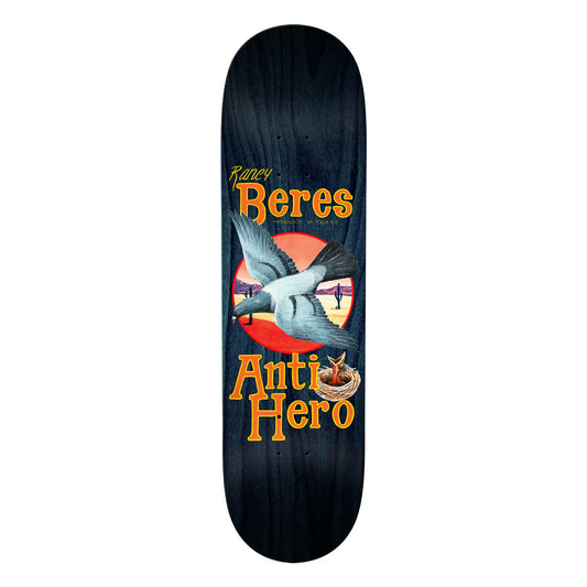 Anti Hero Raney Homers 9.02 skateboard deck front view