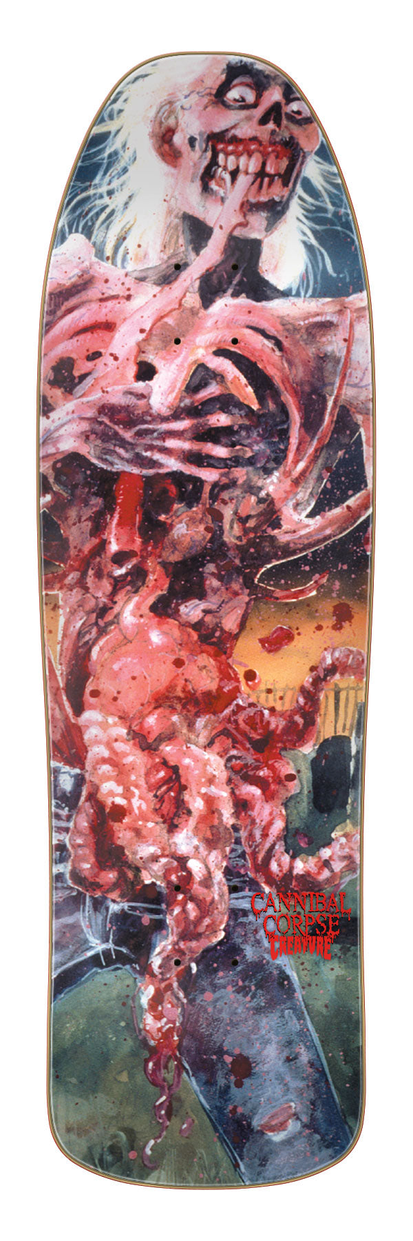 Creature Cannibal Corpse Eaten Back To Life 9.34 skateboard deck graphic