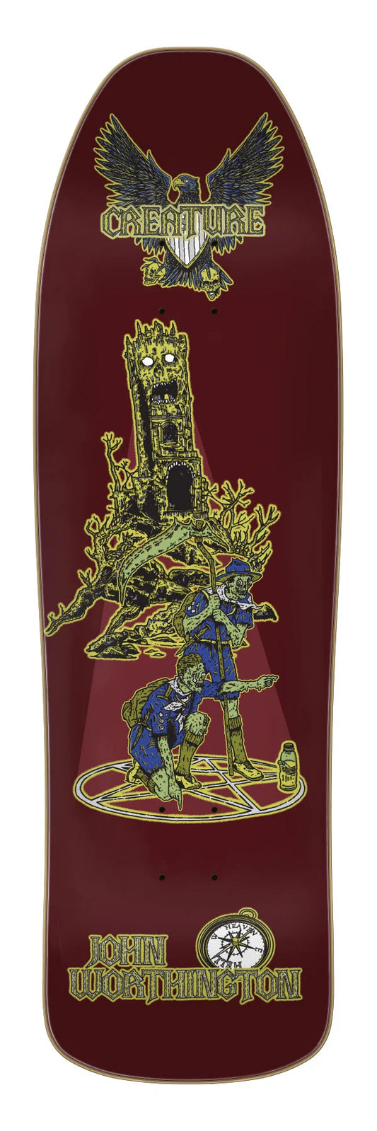 Creature 9.34in John Worthington Scout VX skateboard deck